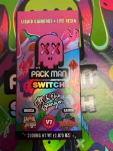 PackMan Swtch Peach rings Pink Pineapple
